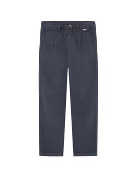 Pantaloni Pepe Jeans Earn blu navy per bambino