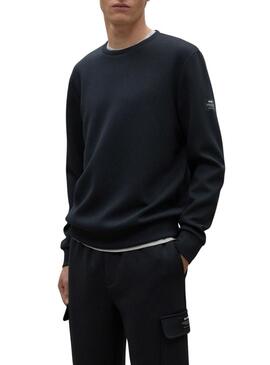 Sweater Ecoalf Arles Nero per uomo