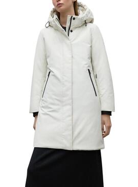 Parka Ecoalf Glamour Bianca per donna