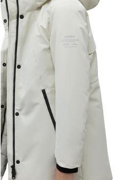 Parka Ecoalf Glamour Bianca per donna