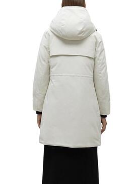 Parka Ecoalf Glamour Bianca per donna