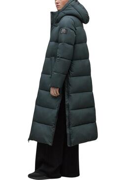 Cappotto Ecoalf Binaiaalf verde per donna