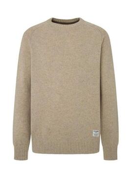 Maglia Pepe Jeans Cred beige per uomo