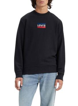 Sweatshirt Levis Graphic Mini Nera per uomo