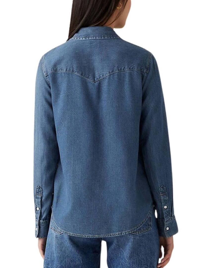 Camicia Levis Iconic Western Denim per donna