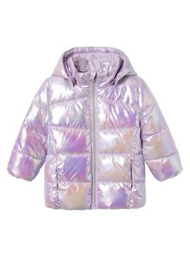 Puffer Name It Molina Lucido Viola per ragazza