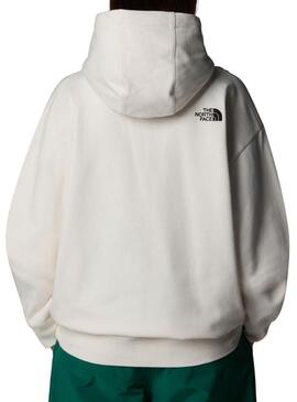 Felpa The North Face Essential Oversize Bianca per donna