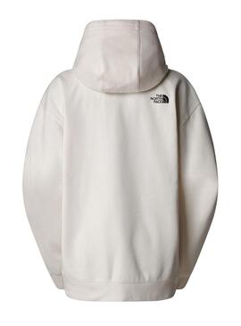 Felpa The North Face Essential Oversize Bianca per donna