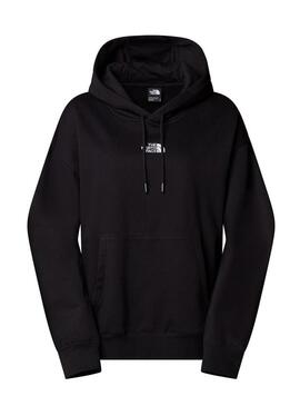 Felpa The North Face Essential Oversize Nera per donna