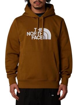 Felpa The North Face Drew Peak Kaki per uomo