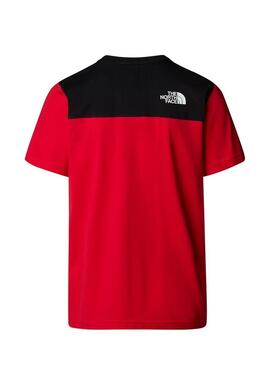 T-shirt The North Face Icons Rosso e Nero per uomo