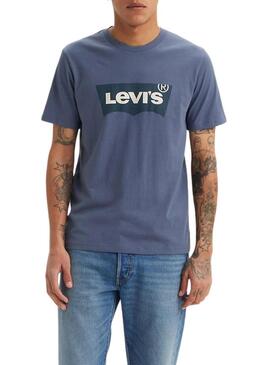 T-Shirt Levis Core Blu per uomo