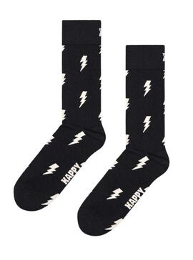 Calzini Happy Socks Flash Neros per Uomo