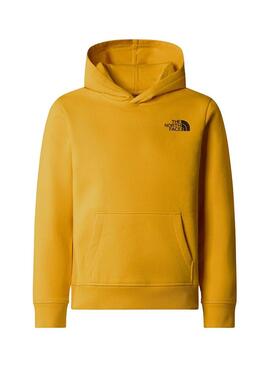 Felpa The North Face Teen Box Arancione per ragazzo