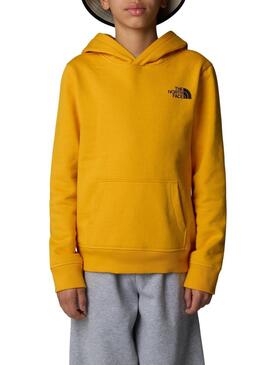 Felpa The North Face Teen Box Arancione per ragazzo