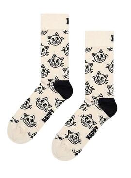 Calzini Happy Socks Pets Bianco e Nero per donna e uomo