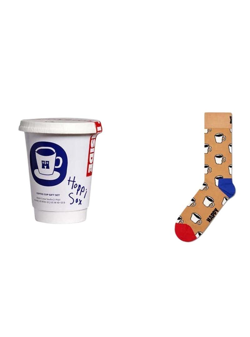 Calzini Happy Socks Coffee Camello per donna e uomo