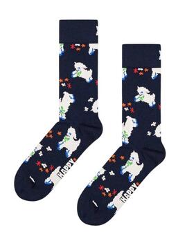 Calzini Happy Socks Lamb Blu Marino per donna e uomo