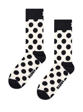 Calzini Happy Socks Big Dot Bianco per donna e uomo