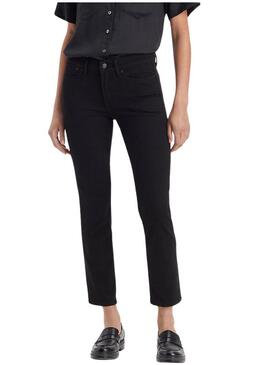 Jeans Levis 712 Preto para mulher