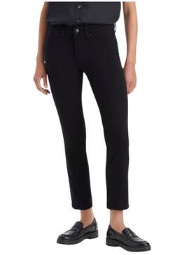 Jeans Levis 712 Preto para mulher