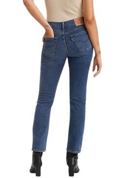 Jeans Levis 724 Blu per donna