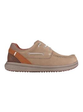 Scarpe da Barca Walkin Pitas Java Beige per uomo