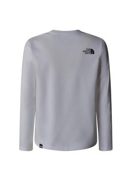 T-Shirt The North Face Teen Easy Bianca per ragazze