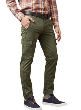 Pantaloni cargo Altonadock Verdi per uomo