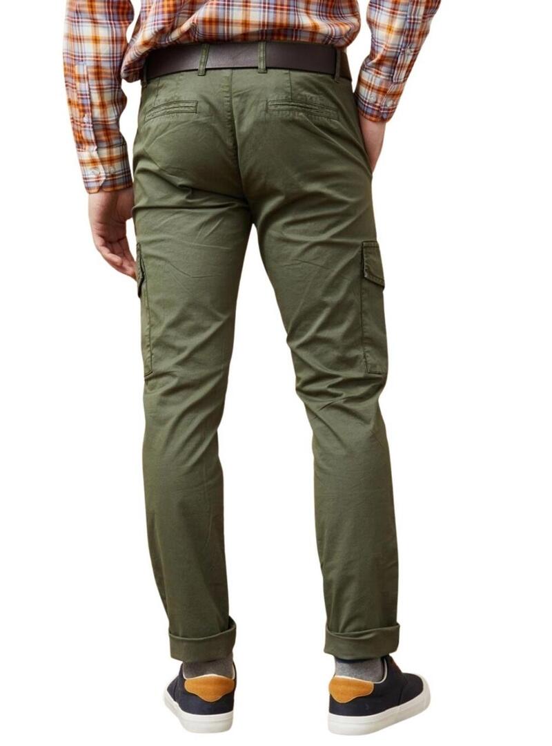 Pantaloni cargo Altonadock Verdi per uomo