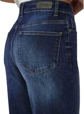 Jeans Only Madison Blush Wide Leg Blu Scuro per donna