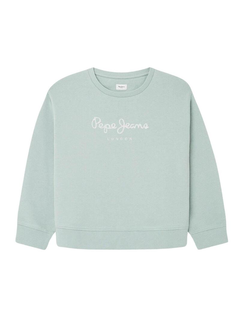 Maglia Pepe Jeans Winter Rose Blu per ragazze