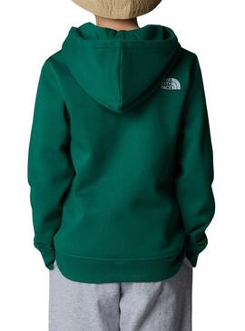 Maglia The North Face Drew Peak Verde Unisex