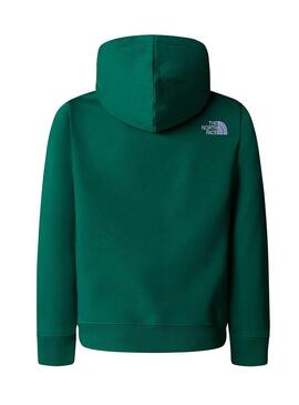 Maglia The North Face Drew Peak Verde Unisex