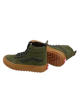 Scarpe Vans SK8-Hi Verde per ragazzi