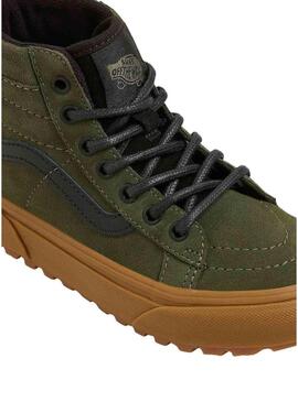 Scarpe Vans SK8-Hi Verde per ragazzi