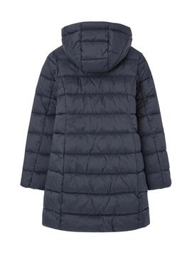 Cappotto Pepe Jeans Vivian Blu Navy per bambine