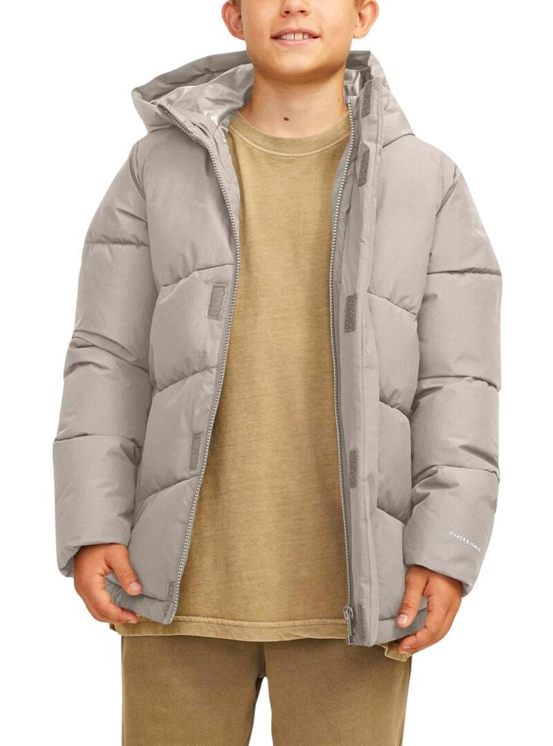 Cappotto Jack and Jones World Crema per bambini