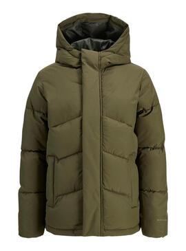 Cappotto Jack and Jones World Oliva per bambini