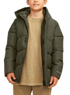 Cappotto Jack and Jones World Oliva per bambini