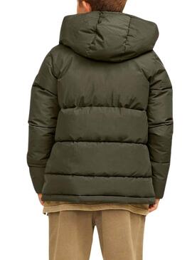 Cappotto Jack and Jones World Oliva per bambini