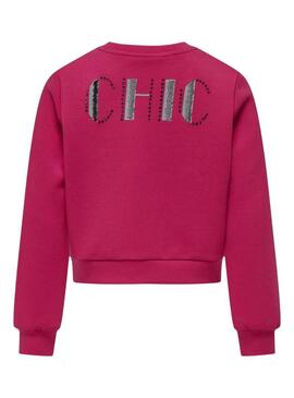 Sweatshirt Only Mayra Rosa per bambina