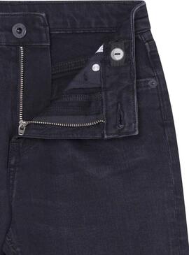 Pantaloni Pepe Jeans Denim Dritti Nero Bambini