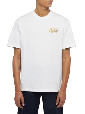 Maglietta Dickies Globe Bianco per uomo