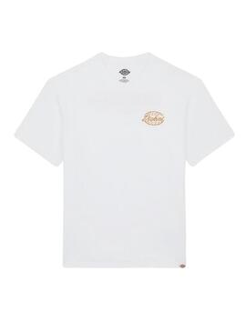 Maglietta Dickies Globe Bianco per uomo