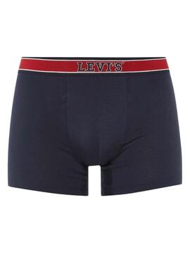 Confezione da 2 Boxer Levis Coleeagic Blu Marino per uomo