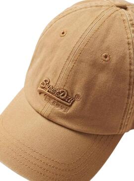 Cappellino Superdry Vintage Beige per donna