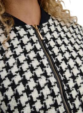 Bomber Only Florance Nero e Bianco per donna