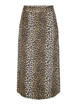 Gonna Only Jane Beige Leopardo per donna