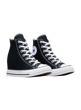 Sneakers Converse Chuck Taylor All Star Wedge Nero per donna